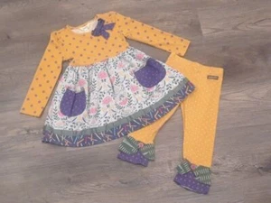 EUC Matilda Jane 4 gold star dress set your sights scrappy choose your own path - Picture 1 of 4
