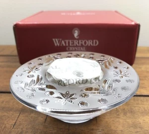 Waterford Kristall Weihnachten Urlaub Baum Windlicht Teelicht Kerzenhalter Neu im Karton - Bild 1 von 4