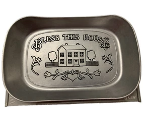 Wilton Armetale Bless This House Serve ware 11x7x1.5 NIB - Picture 1 of 4