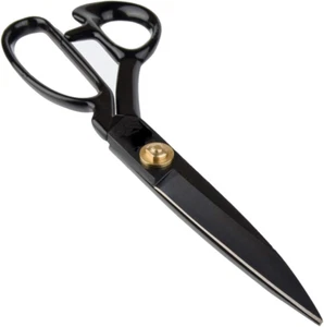 Sewing Scissors for Fabric Black Professional Heavy Duty Tailor Scissor Industri - Picture 1 of 12