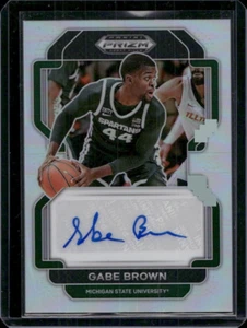 Gabe Brown / 2022 Prizm Auto #DP-GBR Auto Spartans!! - Foto 1 di 2