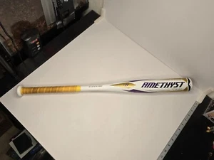 EASTON Amethyst Fastpitch Softball Bat Purple White Gold 27in 16oz - Picture 1 of 5
