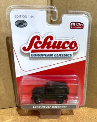 Land Rover Defender Schuco European Classics negro Foto 1 de 2