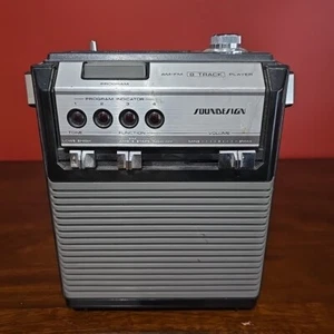 Soundesign 4107-A Portable 8 track Radio Not Tested - Imagen 1 de 8