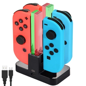 Switch Controller Charger for Nintendo Switch Joy-Cons Charging Dock Station - Picture 1 of 7