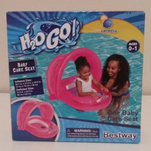 Bestway H2O GO! Pink Inflated Baby Seat - Picture 1 of 7
