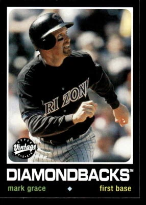 Mark Grace 2002 Upper Deck Vintage #175   Arizona Diamondbacks - Image 1 of 2