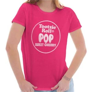 Tootsie Roll Pop Sweet Cherry Süßigkeiten Kostüm Damen Oberteil Junior Grafik T-Shirt - Bild 1 von 8