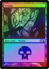 Swamp (241) FOIL Magic 2010 / M10 NM Basic Land MAGIC GATHERING CARD ABUGames