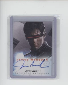 2003 TOPPS JAMES MARSDEN X-MEN 2 X-2 AUTO AUTOGRAPH BLUE ON CARD CYCLOPS SIGNED - Bild 1 von 2