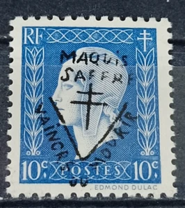 Lokal Frankreich 1944 Befreiungsaufdruck Maquis de Saffré postfrisch - Bild 1 von 1