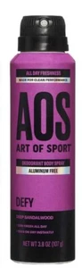 Art of Sport Men’s Deodorant , Sandalwood, Spray-aluminum Free-3.8oz. AOS - Picture 1 of 5