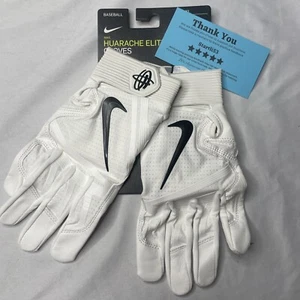 Guantes de bateo de béisbol Nike Huarache Elite blancos para hombre talla: XL nuevos CT2134-102 - Imagen 1 de 5