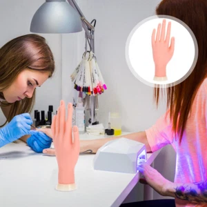Manichino Manicure Modello Pratica Mano Nail Art Finto per Unghie Manichino Mani - Foto 1 di 12