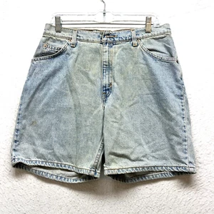 Vintage 950 Orange Tab Levi's Shorts Women's Size 12 R - Light Wash High Rise - Picture 1 of 13