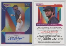 2022 Leaf Vivid Navy Blue /30 Marcelo Mayer #BA-MM7 Auto