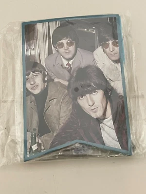 The Beatles Fab 4 Happy Birthday Banner Cupcake Toppers Balloons - Image 1 of 4