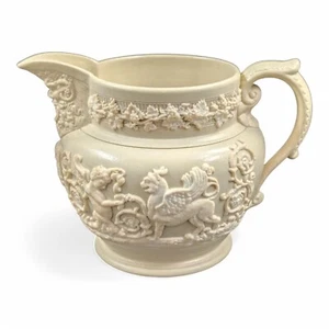 Rare early Ridgway drabware jug, Bacchus, griffins & cherubs amphora c. 1808 - Picture 1 of 13