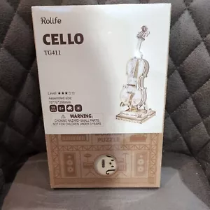 Rolife 3D Wooden Puzzle Miniature Musical Instrument Model Kit Xmas Adult Gifts - Picture 1 of 2