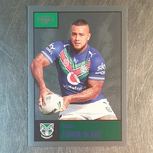 2022 NRL Elite Parallel Silver Addin Fonua-Blake Card P130 New Zealand Warriors - Picture 1 of 2