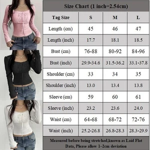 T-shirt femme confortable manches longues avec col carr?? et accents dentelle - Picture 1 of 16