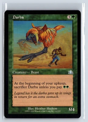 (2x) DARBA – MTG Magic the Gathering Card – Prophecy – Uncommon - Image 1 of 4