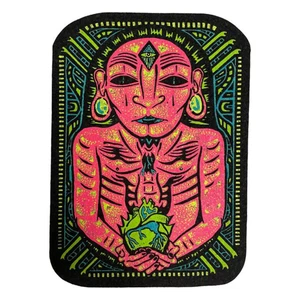 UV Reaktive Dan Skeze Buddha Untersetzer/Matte - Hergestellt aus recycelten Materialien - Bild 1 von 1