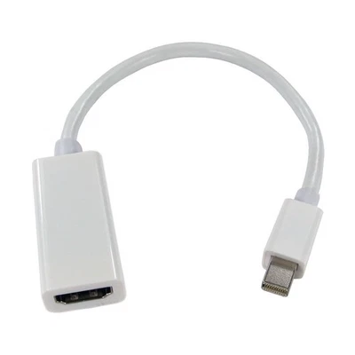 15cm Mini Display Port Thunderbolt Männlich Stecker Zu HDMI Weiblich Adapter - Bild 1 von 4