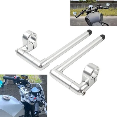 36MM Cafe Racer Bars 7/8"  Motorcycle Universal Clip-On Handlebar Fork Tube 36MM - Image 1 of 4