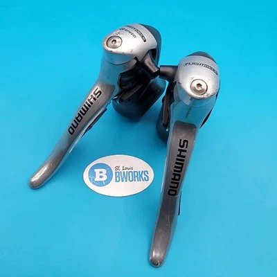 Shimano ST-R500 STI Shift/Brake Lever Set 8x2/3sp Flight Deck Road Bike  j6 - Image 1 of 4