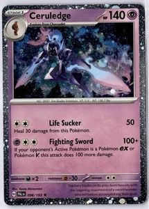 Ceruledge - 098/193 - Pokemon Paldea Evolved Cosmos Holo Rare Card NM - Picture 1 of 2
