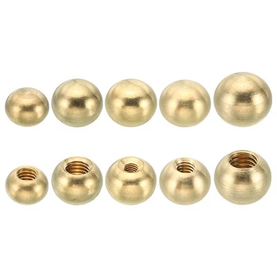 M4x7.5mm/M3x10mm/M4x10mm/M5x10mm/M6x12mm Thread Cap Nuts Knob, 10pcs Ball Nut Foto 1 de 4