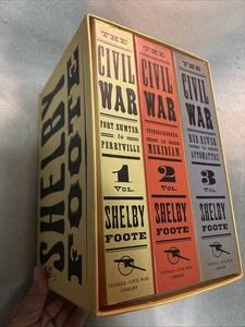 Civil War Volumes 1-3 Box Set - Paperback By Foote, Shelby - GOOD - Imagen 1 de 2