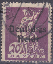 Germany Deutsches Reich 1920 Mi. Nr. 122 PF X 20 Pf Bavaria Def. Opt USED