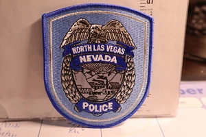 police patch  NORTH LAS VEGAS POLICE NEVADA BLUE BORDER - Picture 1 of 1