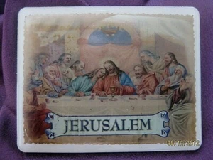 Collectable Jerusalem The Last Supper Fridge Magnet Souvenir Christianity Israel - Picture 1 of 2