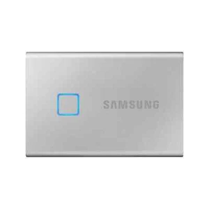Samsung T7 Touch 500GB Tragbare Externe SSD - Metallic Silver (MU-PC500S/WW) - Bild 1 von 6