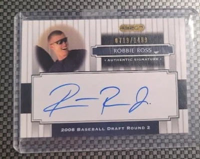 2008 Razor Signature Series #147 Robbie Ross #/1499 - Image 1 of 2