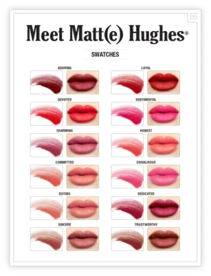 ORIGINAL THE BALM COSMETICS MEET MATT HUGHES MATTE LIQUID LIPSTICK CHOOSE FREEsh - Image 1 of 4