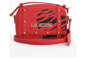 ❤️ Love MOSCHINO ❤️ Red Studded Shoulder Crossbody Messenger Bag NEW🎁🔥✅ - Picture 1 of 4