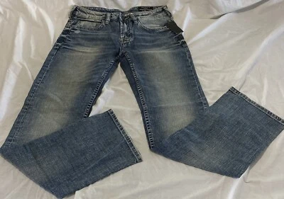 Pantalones de mezclilla rectos básicos Buffalo David Bitton Driven-X cintura 30 largo 32 nuevos con etiquetas defectos Foto 1 de 4