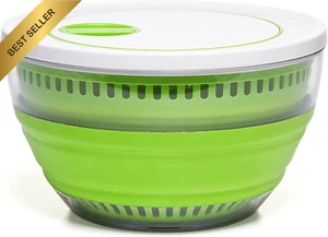 Prepworks by Collapsible Salad Spinner - 4 Quart Green - Picture 1 of 12