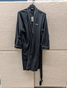 Hugo BOSS BodywearBOSS Kimono Dressing Gown Black Large - Picture 1 of 4