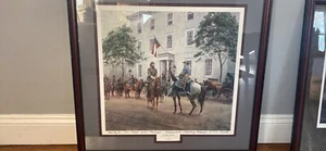 Mort Kunstler - The High Command - Civil War Print - Mint - framed - Picture 1 of 4