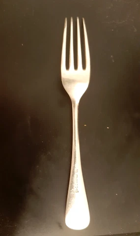 MH&S MPA 19th century silver dinner fork 60 grams hallmarked Cover