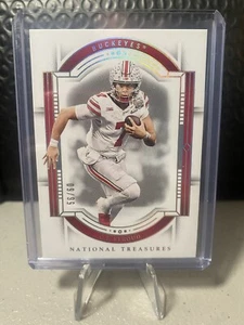 CJ Stroud 2024 Panini National Treasures Collegiate Silver Century /60 #9 Texans - Picture 1 of 2
