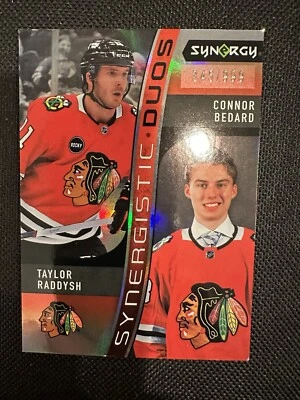 2023-24 UD Synergy Hockey Connor Bedard Taylor Raddysh Synergistic Duos /999 - Image 1 of 3