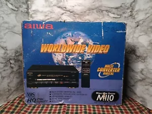 Aiwa HV-M110SSH PAL/MESECAM/NTSC 3.58/4.43 Multi Converter Worldwide VCR M110S - Picture 1 of 7