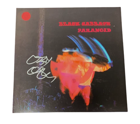 OZZY OSBOURNE SIGNED 'PARANOID' BLACK SABBATH ALBUM VINYL LP AUTOGRAPH BAS COA 2 Cover