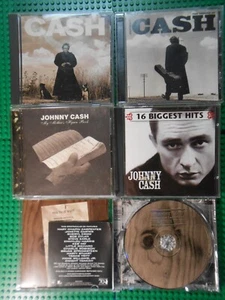 Lot (5) Johnny Cash Country Music CDs Legend Hits Mother's Hymn True West VG++ - Picture 1 of 6